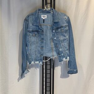 Trendy‎ Cropped Denim Jacket